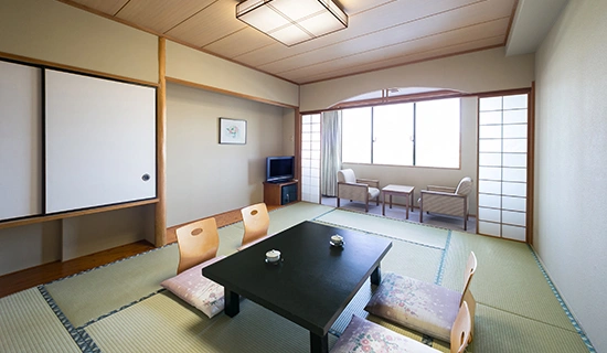 Japanese-style room ocean view