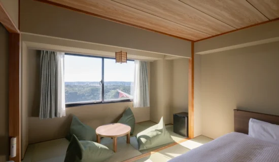 Japanese Modern Family Room Ocean View