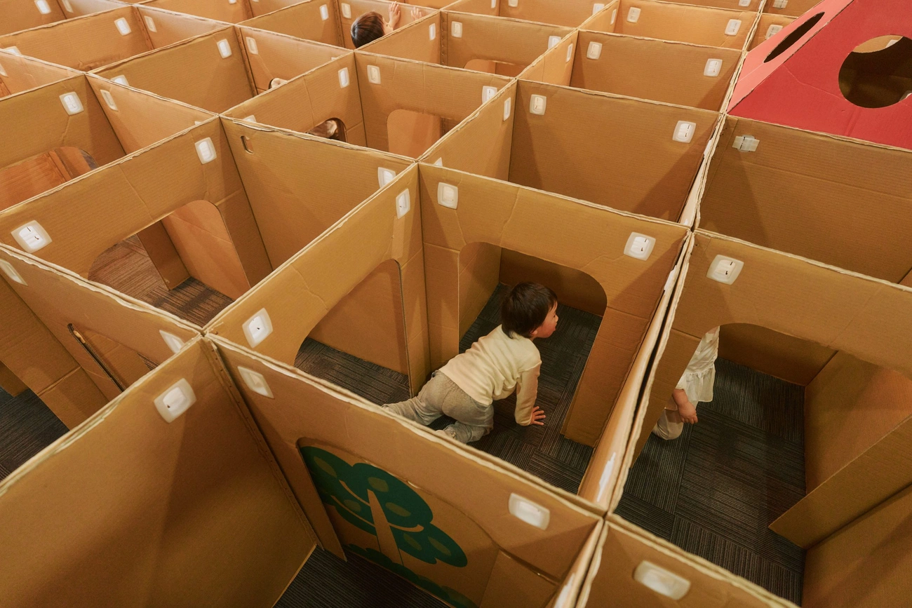 段ボール迷路｜グランドメルキュール伊勢志摩リゾート＆スパ