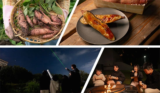 호시하늘 관찰&구마로 밤길을 즐긴다